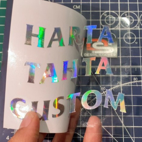 

Cutting Harta Tahta hologram custom44