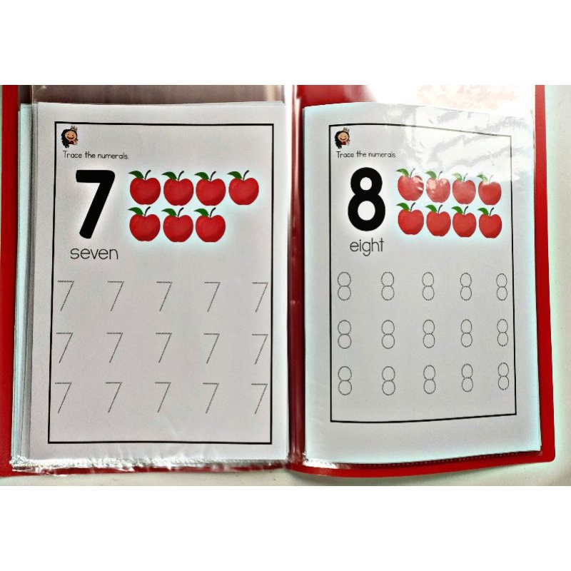 

Worksheet Alphabet and Number Tracing