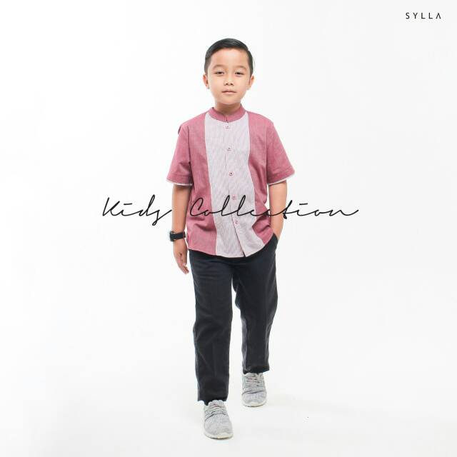 Kemeja Koko Anak Sylla Hijab DEFAN Kids