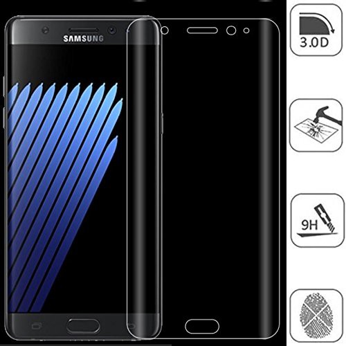 Samsung Galaxy Note Fan Note FE Full Cover Curved Tempered Glass
