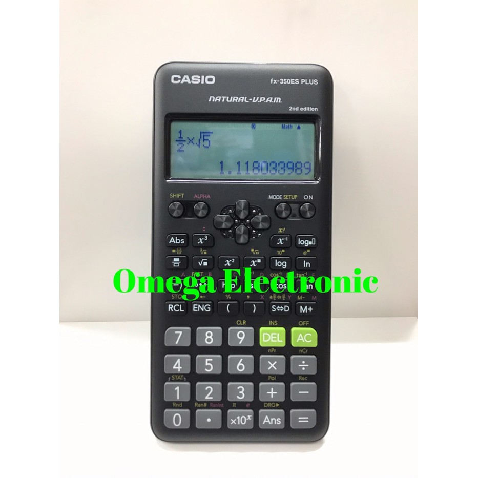

Terlaris Casio FX 350 ES PLUS Scientific Calculator Kalkulator Sekolah Kuliah Elegan