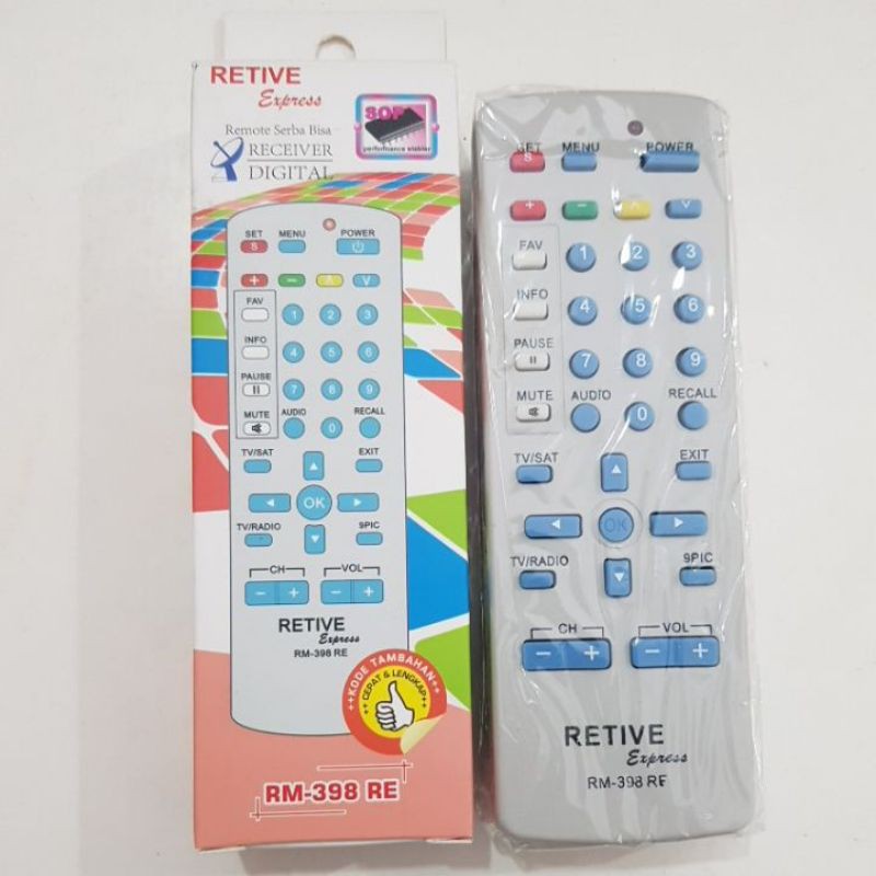 remot receiver digital retive RM-398RE