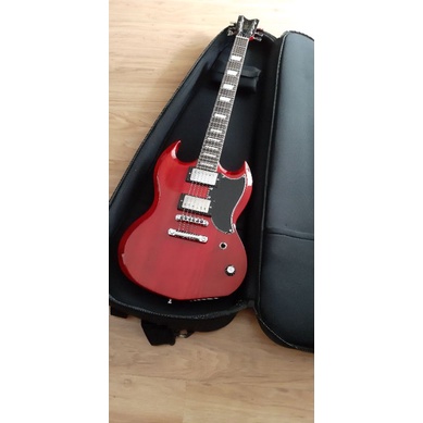 Radix Guitar GES (Eet Sjahranie Edane Signature) in Cherry Red Color