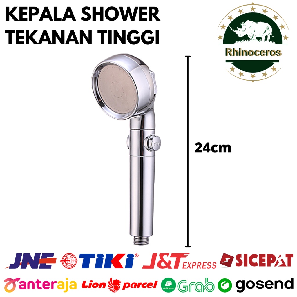 Shower Kamar Mandi Kepala Shower Hemat Air Hand Shower Tekanan Tinggi