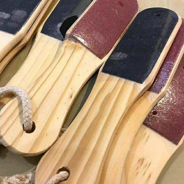 

Foot file kayu gosok kaki pegangan kayu