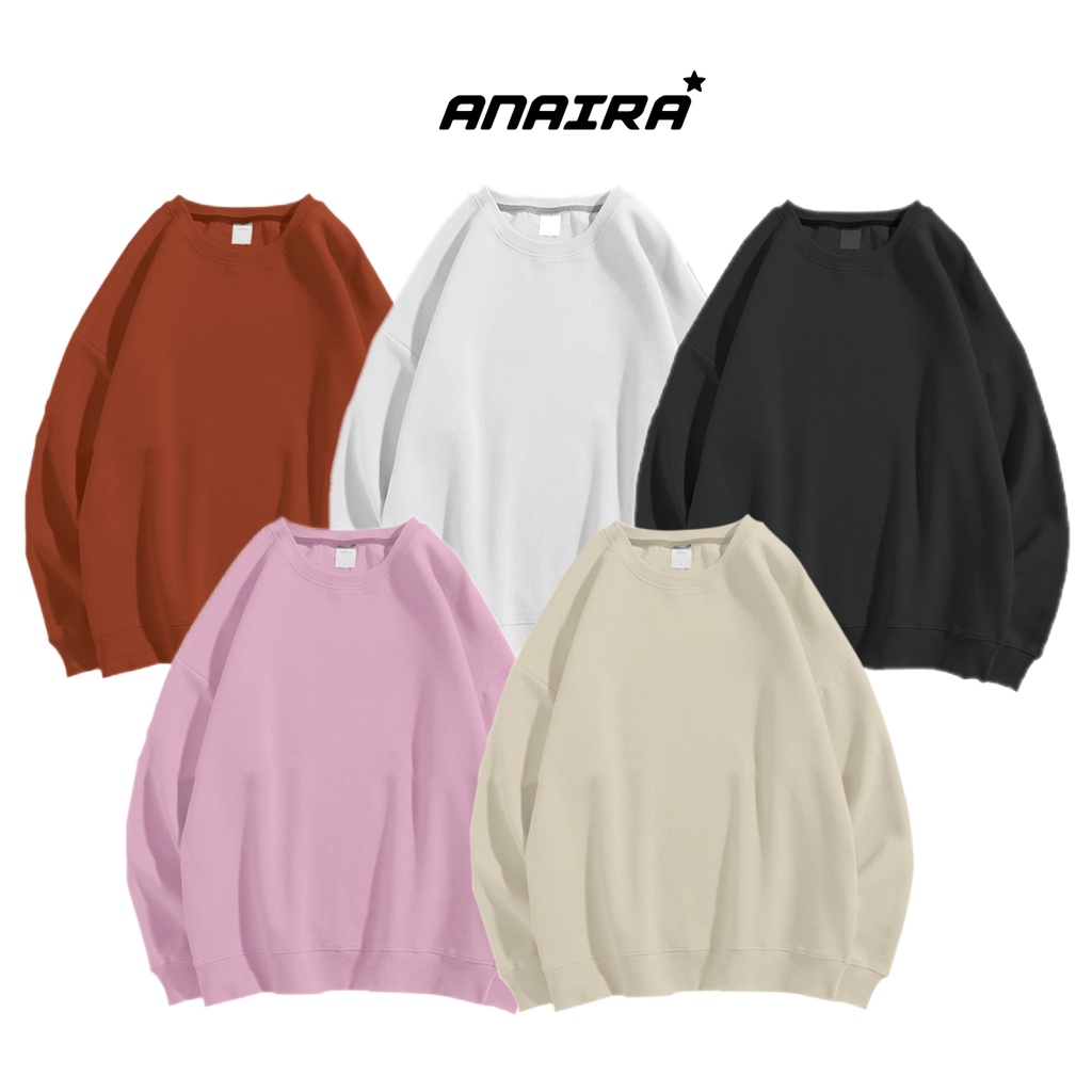 ALIMENTI SWEATER CREWNECK PRIA WANITA Size M-XXL