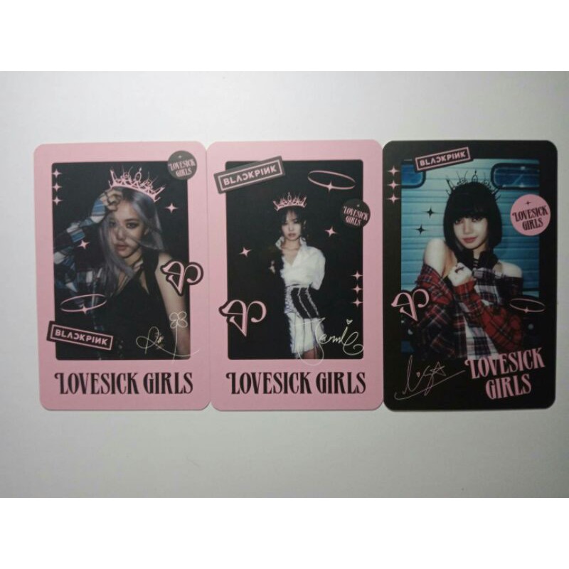 POB PLAYING CARD BLACKPINK ROSE LISA JENNIE