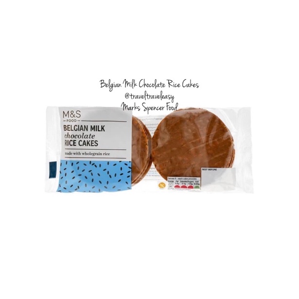 Belgian Milk Chocolate Rice Cakes Marks Spencer Food Rice Cakes Coklat Beras Import Cracker Food