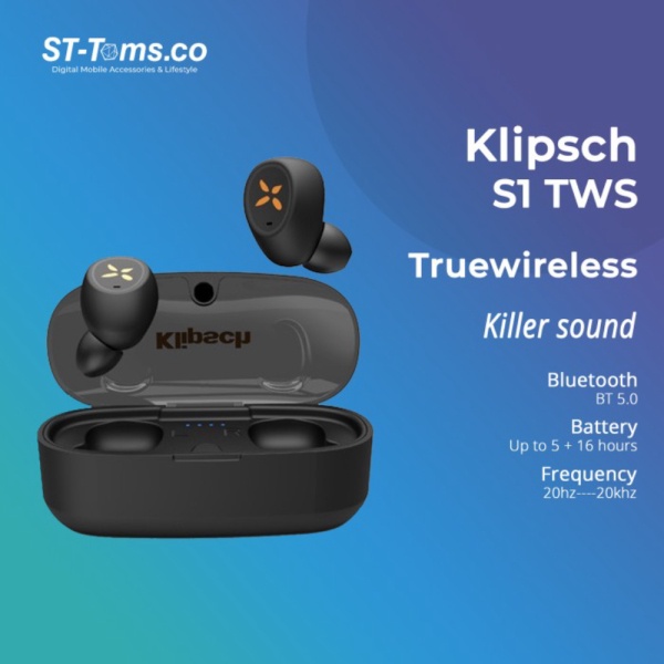 Unik Klipsch S1  S 1 True Wireless Earphone - Klipsch S1 ONLY Berkualitas