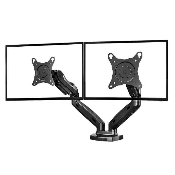 Universal Dual Monitor Telescopic Arm Bracket Vesa Mount 17-30 Inch F160