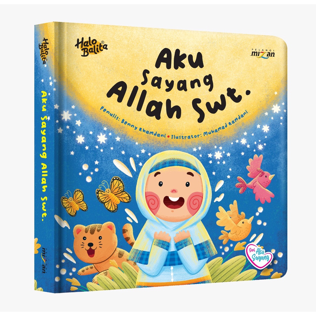 [Mizan Surabaya] Halo Balita Aku Sayang Allah Swt. Boardbook