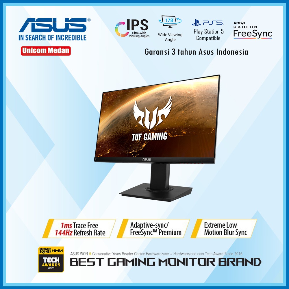 Monitor ASUS TUF GAMING VG249Q Gaming - 24 inch Full HD 144Hz