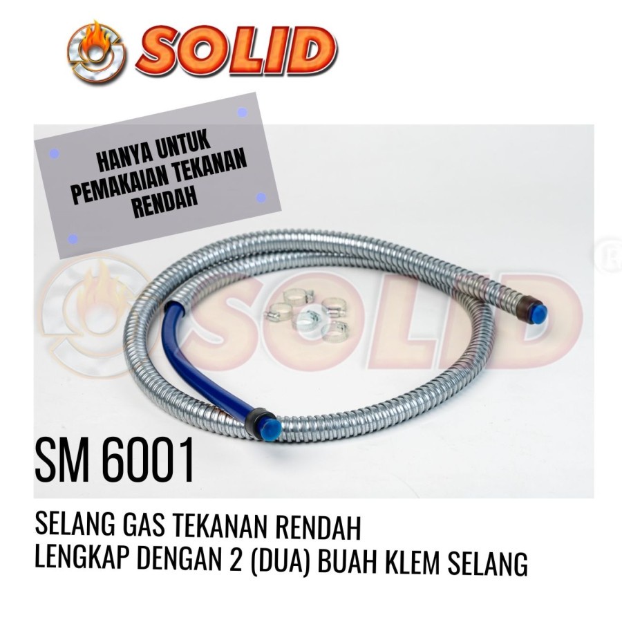 SOLID SELANG GAS TEKANAN RENDAH SM 6001