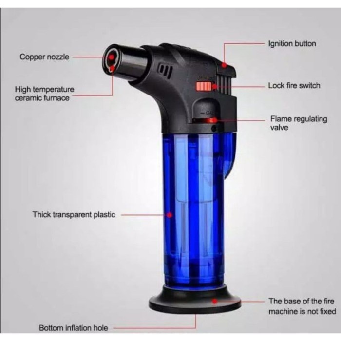 Korek Api Torch Gas Jet Lighter Windproff