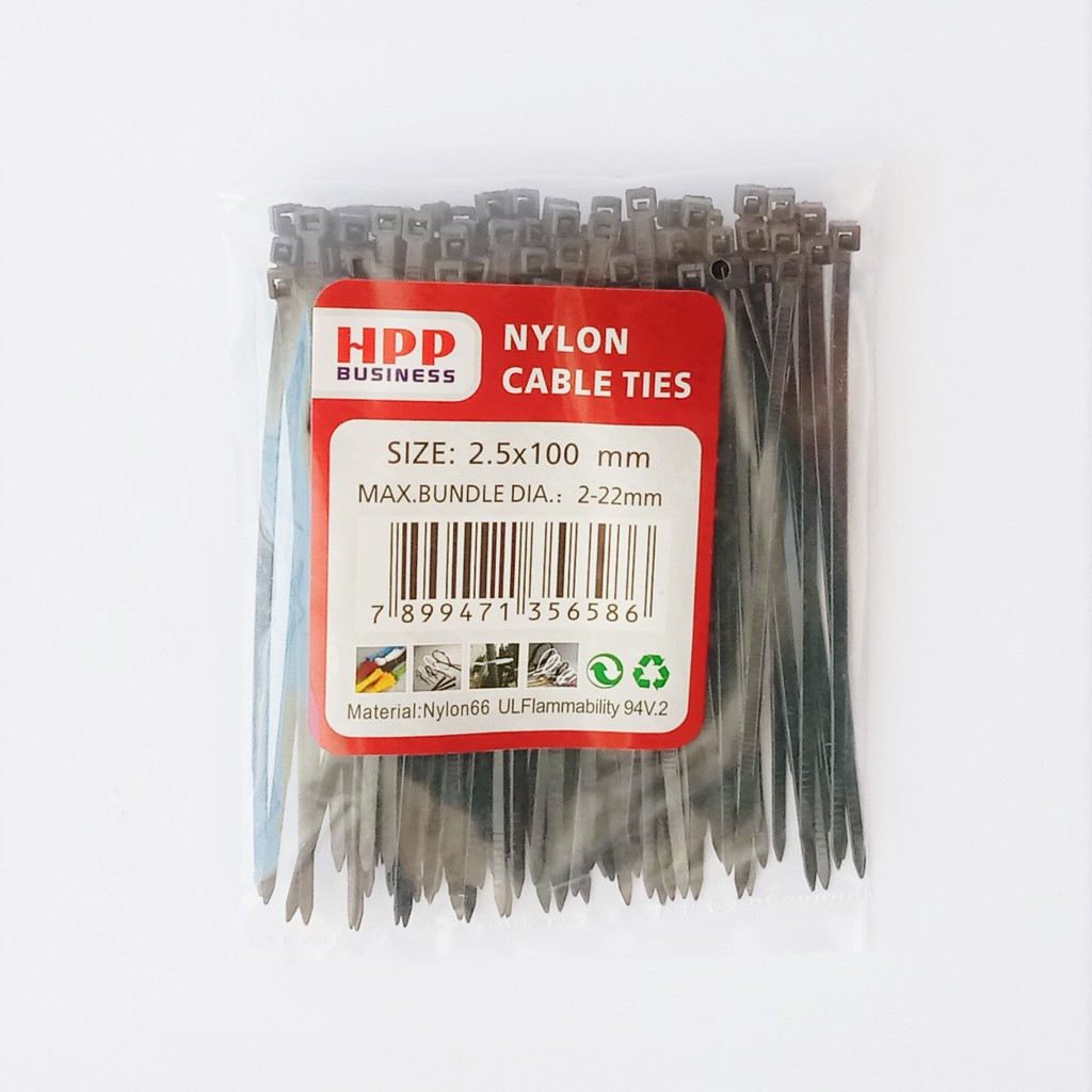 

KABEL TIES 100 HITAM / PUTIH