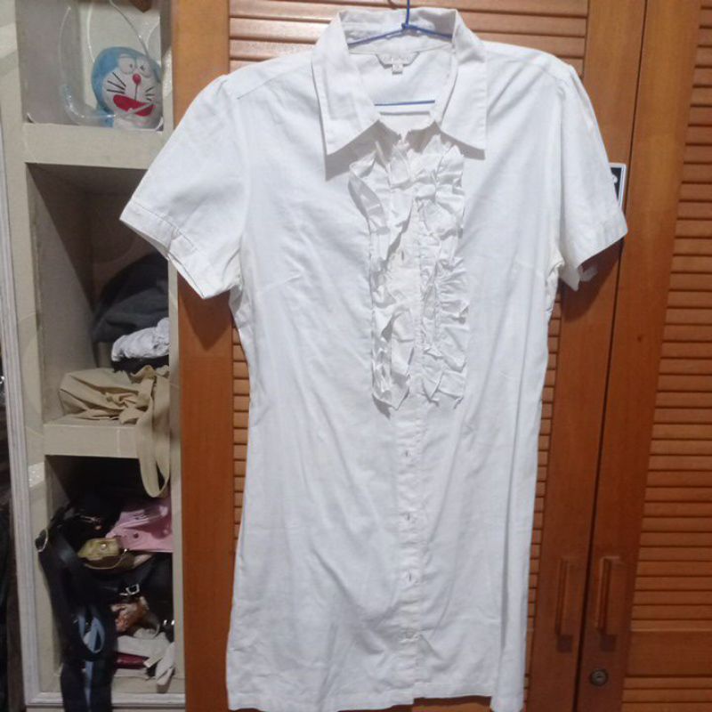 kemeja dress preloved wanita merk colorbox ukuran xl