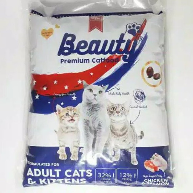 BEAUTY CAT KEMASAN HEMAT MAKANAN KUCING SUPER PREMIUM