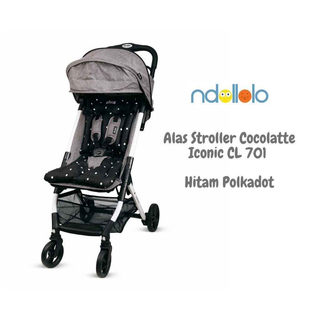 Alas Stroller Strollerpad Iconic CL-701 Pelapis Stroler dan Bantal Stoler Merek Ndollolo