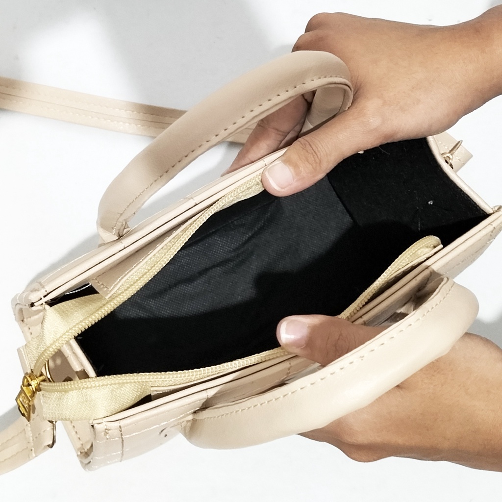 Tas Bahu Trendy Wanita Shoulder Bag Polos Remaja Cewek Tas Selempang Fashion Tali Panjang Terbaru