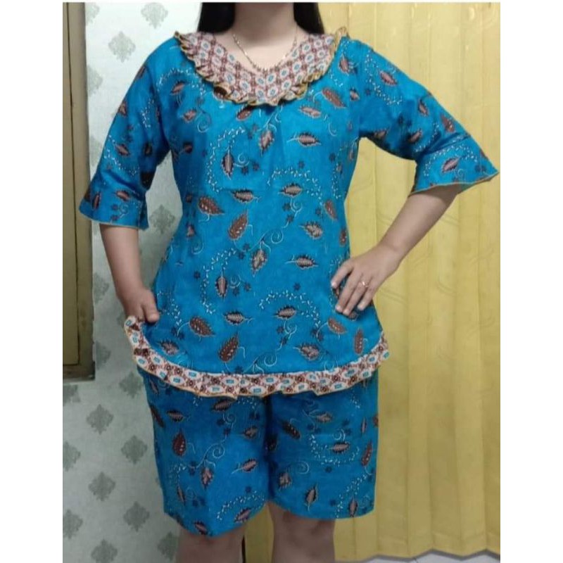 BAJU TIDUR SETELAN BATIK BAHAN KATUN