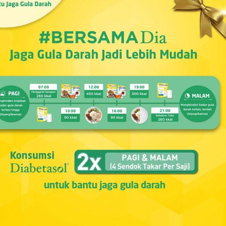 

Kekinian DIABETASOL VANILA DAN COKLAT [950 gr] 1000gr dan 600g