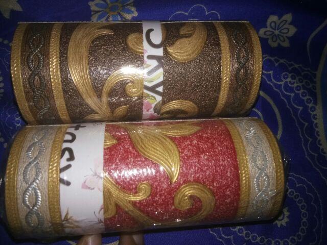 Wallpaper Border Klasik Coklat