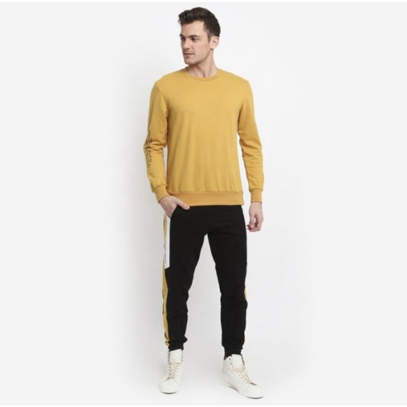 RAVE HABBIT SWEATSHIRT MUSTARD SIZE M