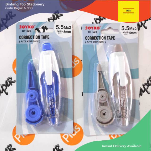 

[BTS] Correction Tape / Tip ex Kertas JOYKO CT520