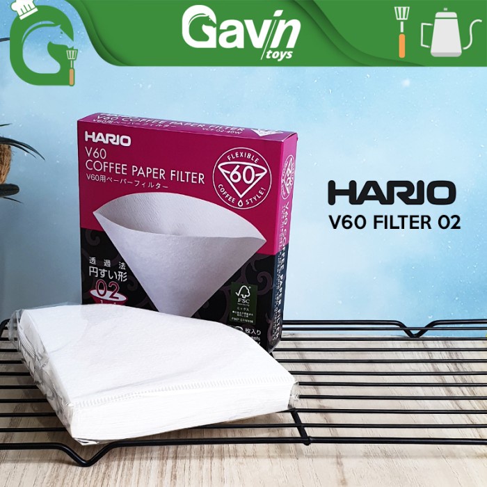 Jual Hario V Paper Filter Saringan Kertas Filter Kopi Cup Pcs Shopee Indonesia