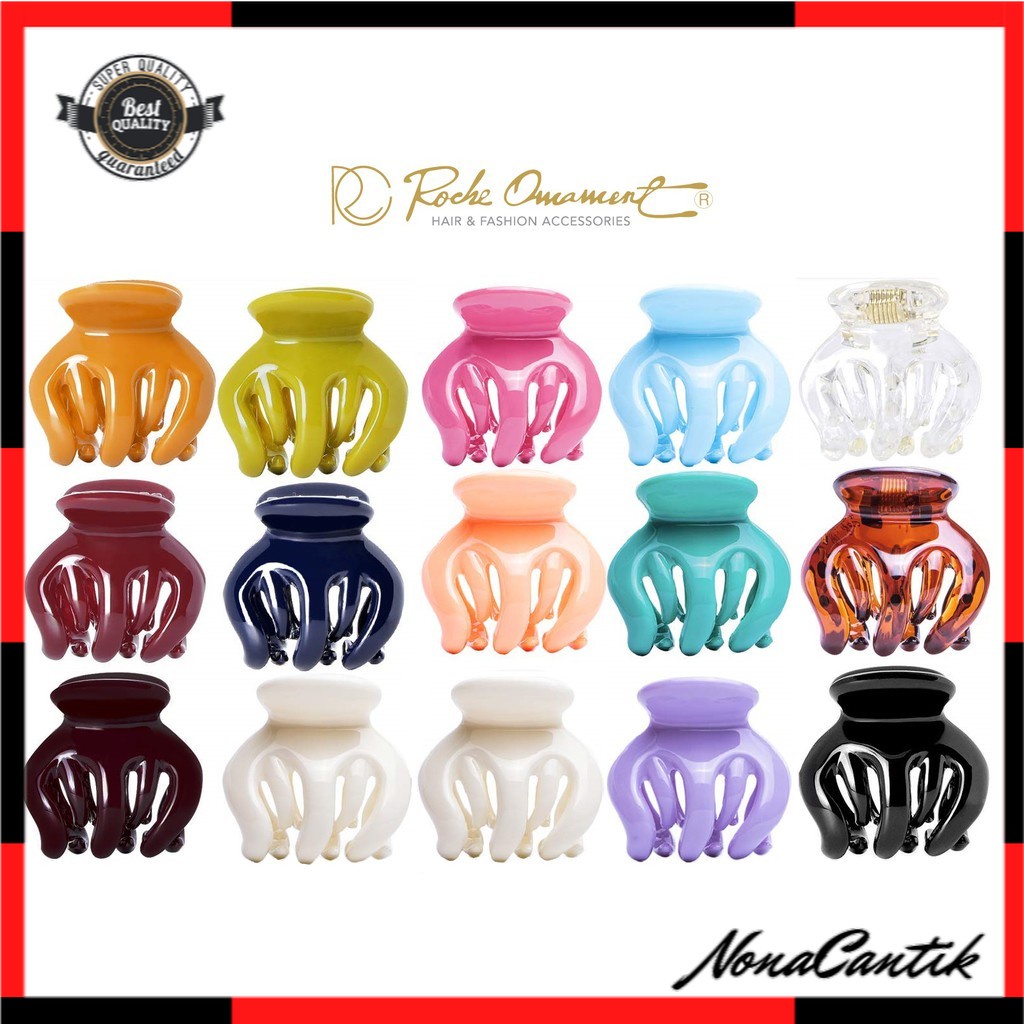 Jedai Ori Bangkok Jumbo 6cm  cakar 5 Roche Ornament Jepitan Rambut