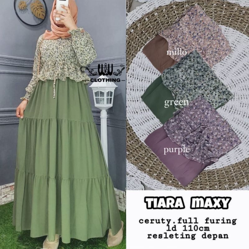 Tiara maxy// by ory Valent//Gamis ceruty