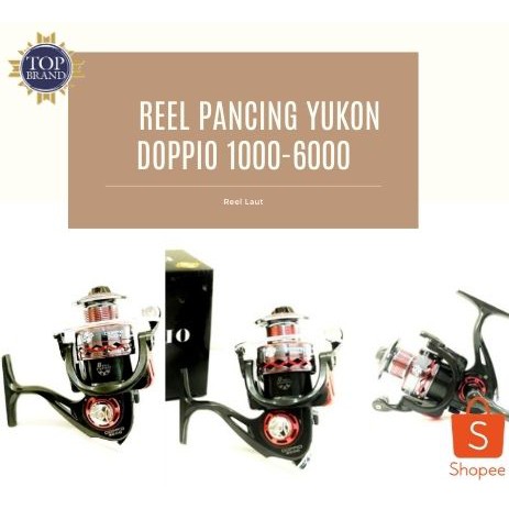 Reel pancing | Murah [ 8 Bearing ] Yukon Doppio 1000-6000 Kuat Dan Suoer Halus