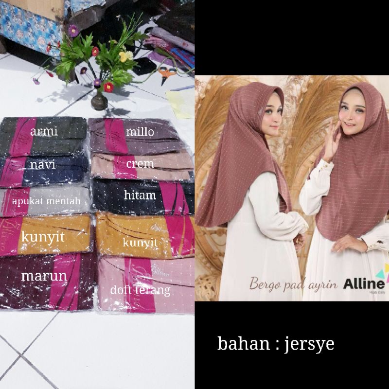 Hijab instan by ALline "bergo ped ayrin