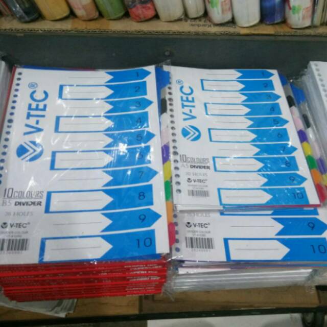 

Pembatas binder 20 ring