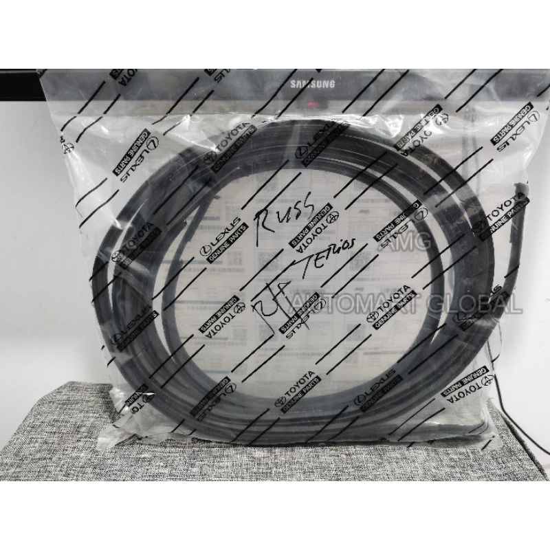 moulding roof karet atap rush terios 2018 up set 2pc original