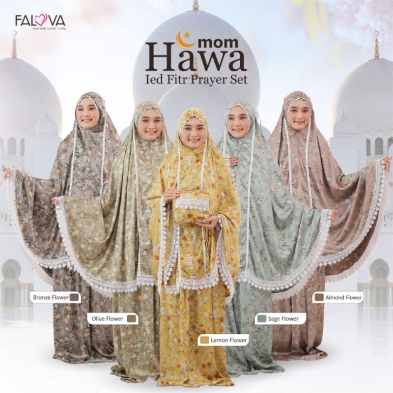 Mukena Hawa by Falova Mukena Motif Mukena adem