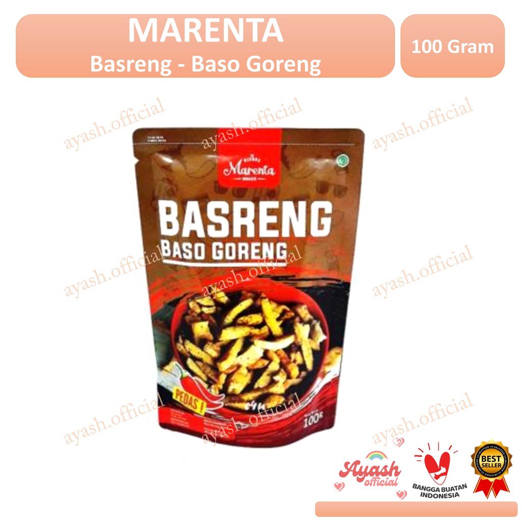 

WARUNG MARENTA Basreng Pedas Super makanan ringan kuah khas bandung asli batagor cuanki banjir banyur bakso aci baso murah terlaris terpercaya lengkap lainnya asin gurih