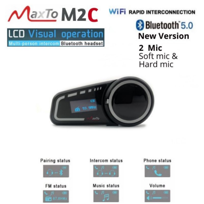 intercom maxto m2c new, intercom maxto not ejeas freedconn IT cardo sena