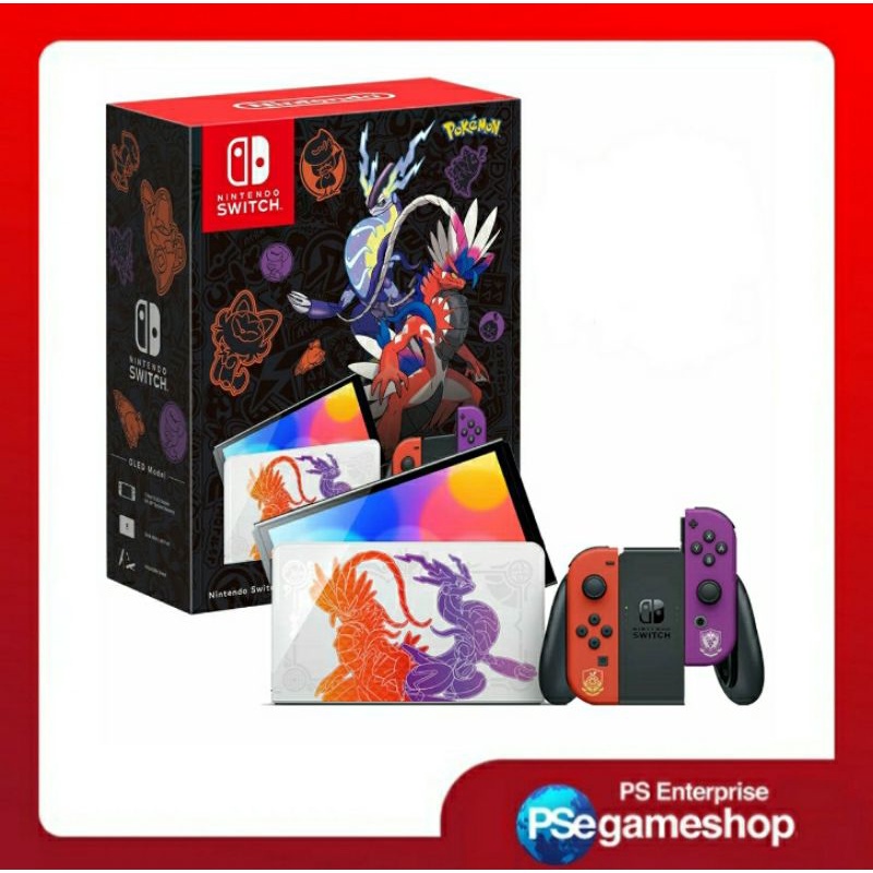 Nintendo Switch OLED Console Pokemon Scarlet &amp; Violet Edition