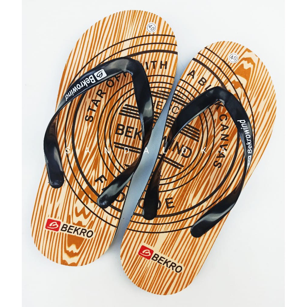 Sandal Jepit Pria Bekro 1 | Sendal Distro Surfing Casual | Sandal Jepit