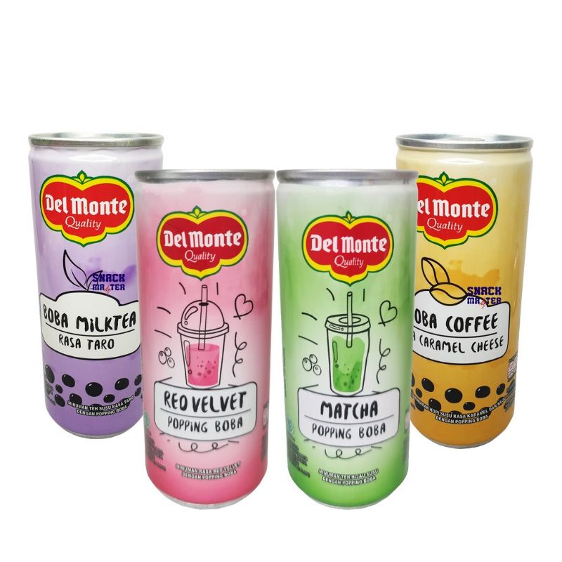 

Baru Delmonte Popping Boba Can 240 ml / Minuman Boba / Delmonte