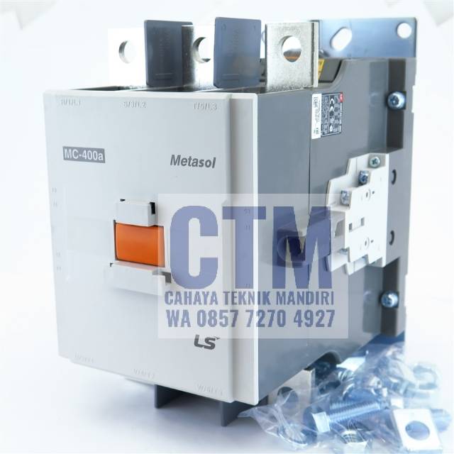 Kontaktor LS metasol MC-400a 3 pole kabel 400 amper 200kw AC koil 24v 48v 100v 110v 220v 380v
