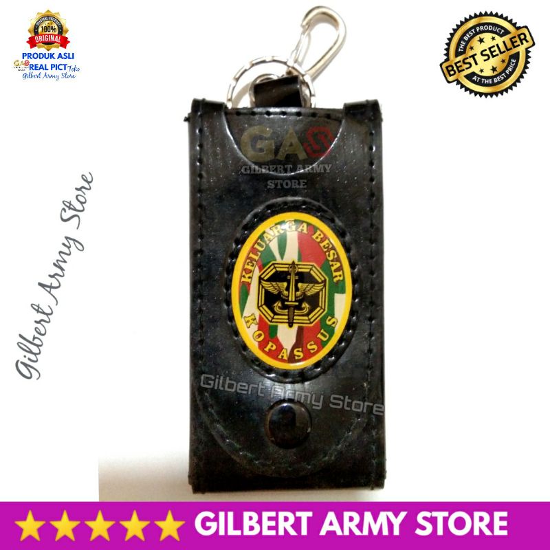 Gantungan Kunci Mobil Motor Dompet Stnk Logo Militer tni Kopasus raider infanteri perbakin Gilbert