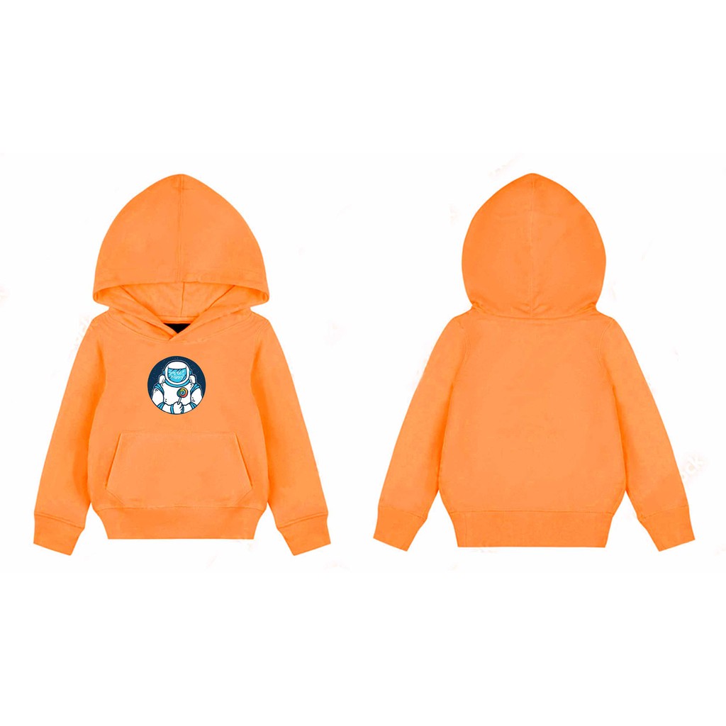 Hoodie Sweet Space Sweater Pakaian Fleece Anak M -XL