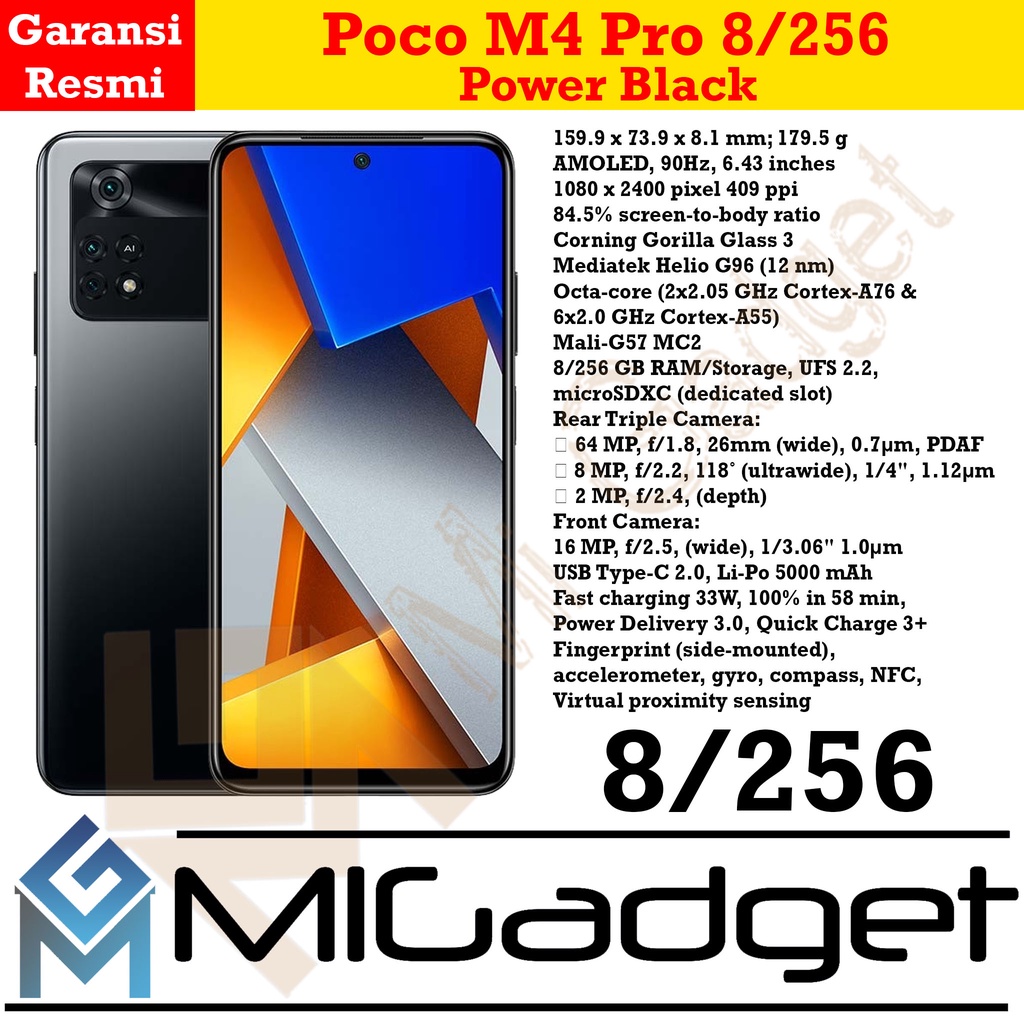 Poco M4 Pro M 4 Pro 8/256 Garansi Resmi