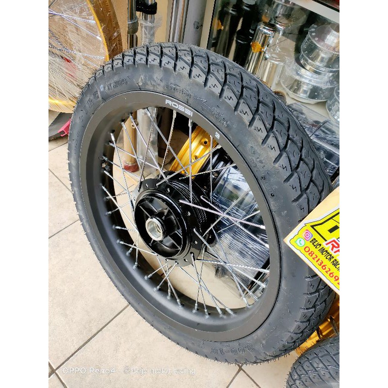 whellset Rx king ban set velg  RX king ring 18 rossi tapak lebar plus ban