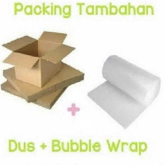

Bubble wrap packing tambahan