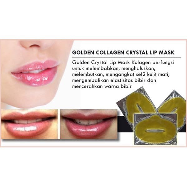 MASKER BIBIR COLLAGEN MELEMBABKAN BIBIR VITAMIN BIBIR