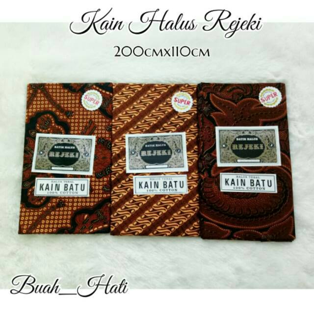 KAIN BATU TEBAL MEREK  REJEKI/ KAIN JARIK / SARUNG JARIK