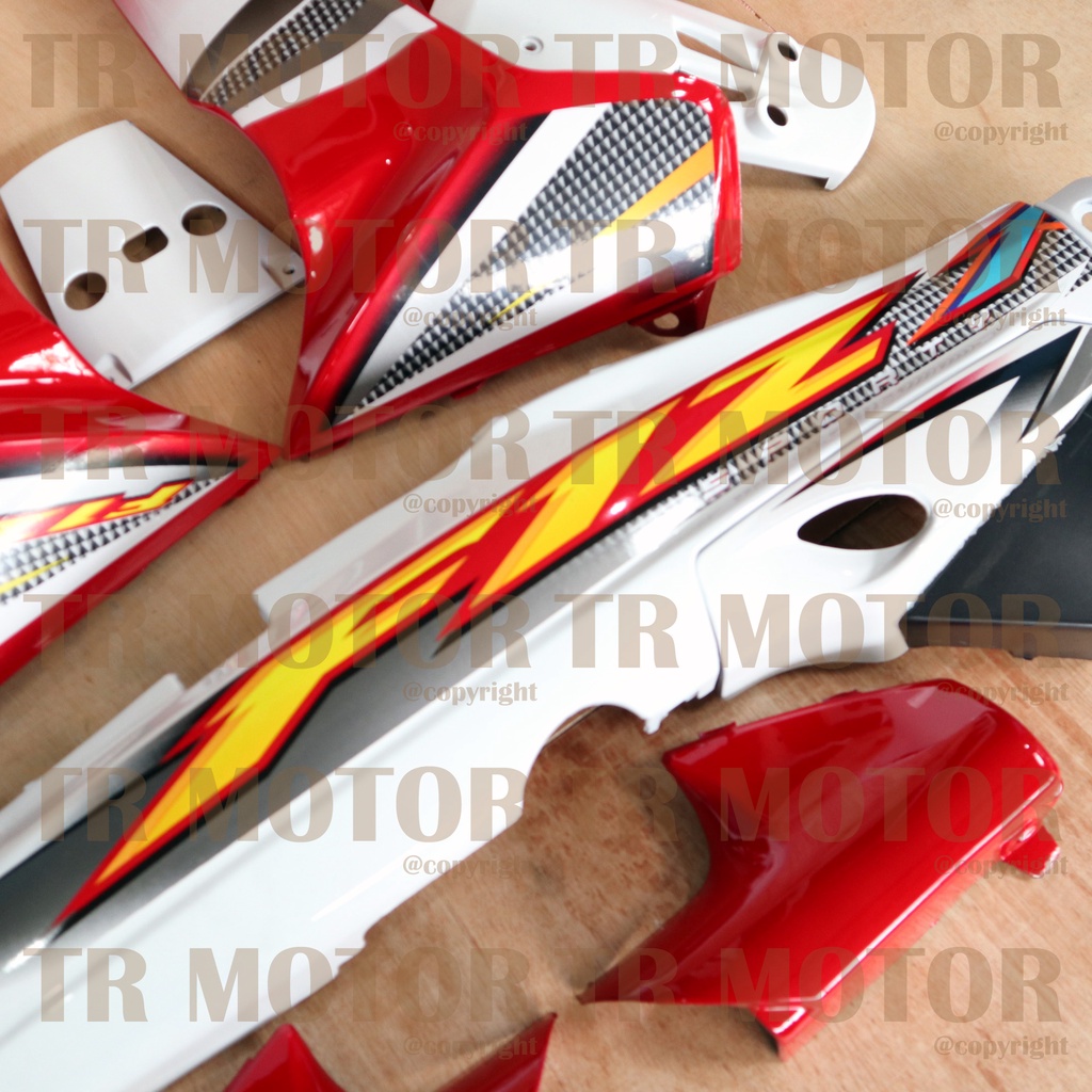 Cover Body Fizr F1zr Sporty Merah 2004 Full Set Halus Cover Bodi Yamaha Fiz r